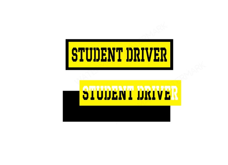 Download Student Driver Svg Studio 3 Cut File Stencil Decal Files Logo Cutout For Silhouette U Cricut Svgs Warning Caution Beware Sign Student Craft Supplies Tools Materials Vadel Com