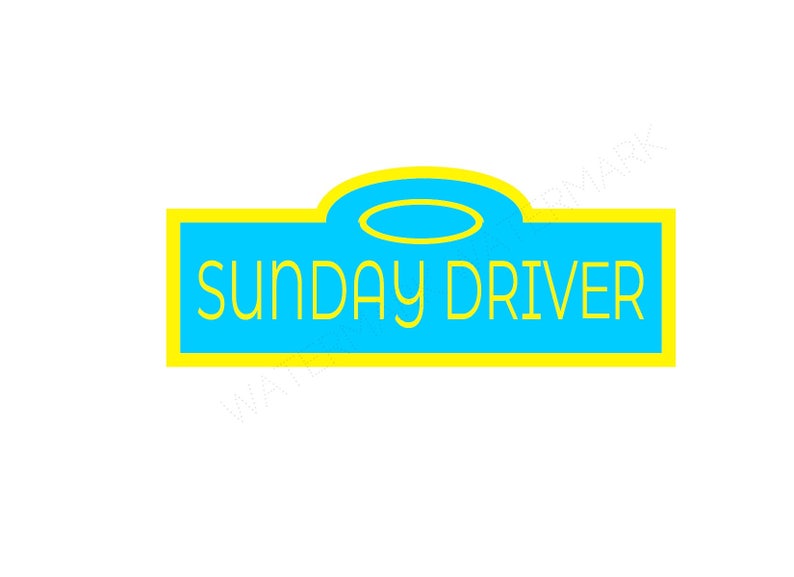 Download Sunday Driver Svg Studio 3 Cut File Decal Files Logo For Silhouette U Cricut Svgs Warning Caution Beware Sign Student Materials Craft Supplies Tools