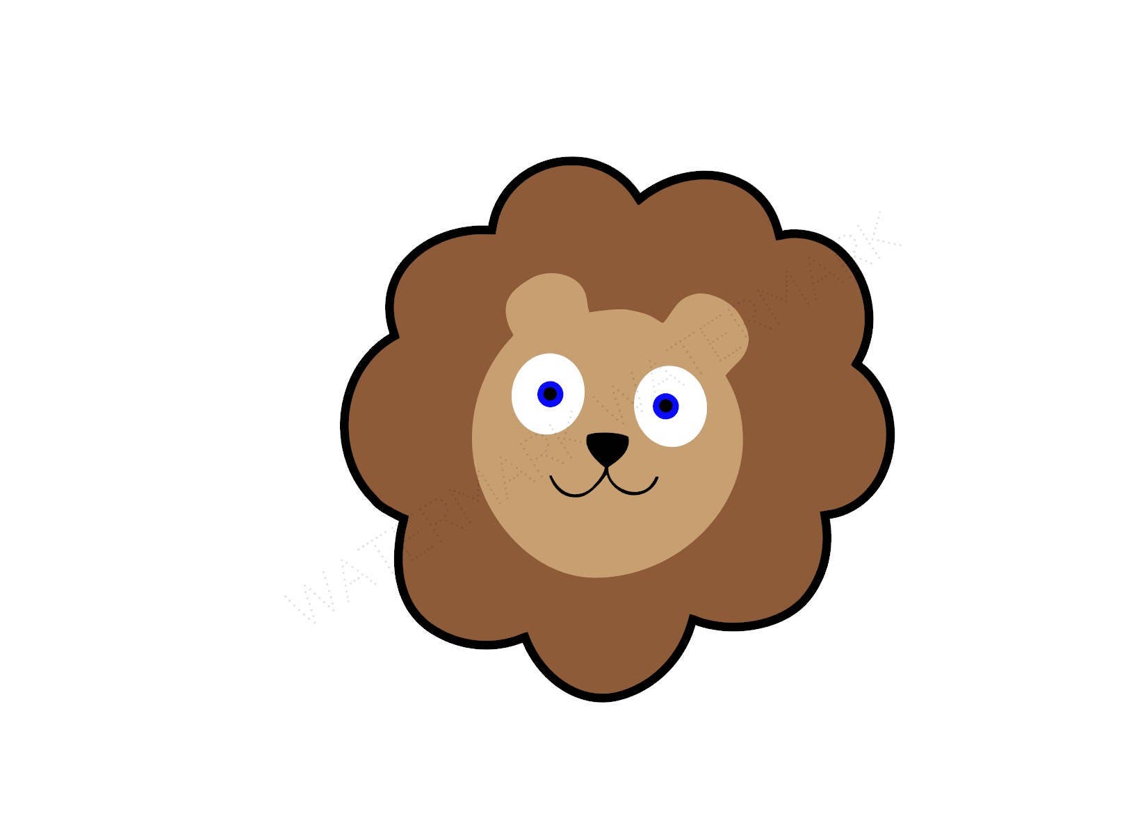 Download Baby Lion Face SVG & Studio 3 Cut File Decal Files Logo ...