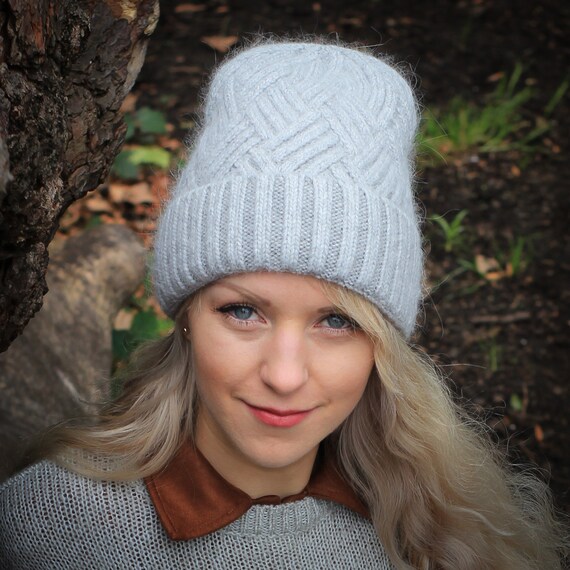 Cashmere Beanie Women Cashmere Hat Warm 