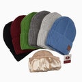 Cashmere Silk Lined Women's hat, Winter Windproof beanie, Great for thick, Curly, Frizz-free hair, Gift for her product logo