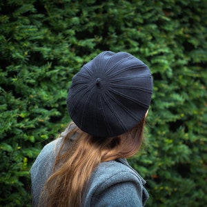 Women&#39;s Cashmere beret, Women&#39;s winter soft and cozy hat, French beret, Gift for her
