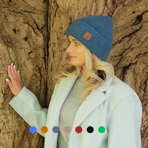 Silk-Lined Triple Layer Women’s Cashmere Hat – Hair-Friendly Winter Beanie, Cozy Gift for Her, Reduces Frizz & Breakage