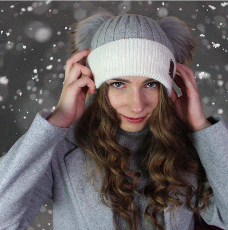 Cappello beanie in lana e cashmere con logo - Moncler - Uomo