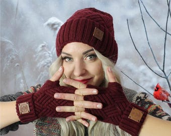 Guanti Senza Dita In Cashmere Per Donna – Scaldamuscoli Lunghi Invernali Morbidi (61,6 Cm) – Regalo Di Natale – Vari Colori