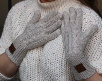 Cashmere gloves for women, soft stylish and warm cashmere gloves in many colour