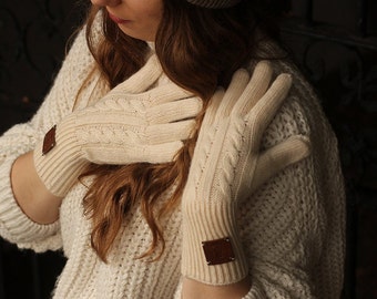 Cashmere gloves for women, soft stylish and warm cashmere gloves in many colour