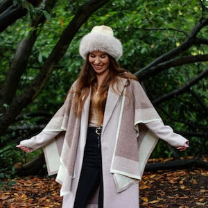 Luxurious Cashmere Women&#39;s Wrap, Cape, and Shawl – Elegant, Versatile, and Perfect Gift for Her