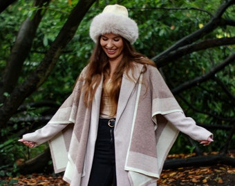 Luxurious Cashmere Women's Wrap, Cape, and Shawl – Elegant, Versatile, and Perfect Gift for Her