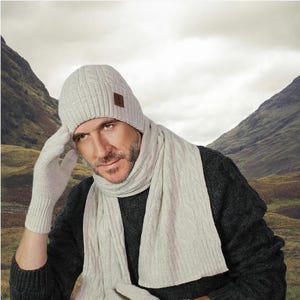 Bonnet d'hiver en cachemire pour hommes – Bonnet en cachemire doux, chaud et élégant | Un chapeau en cachemire parfait pour lui