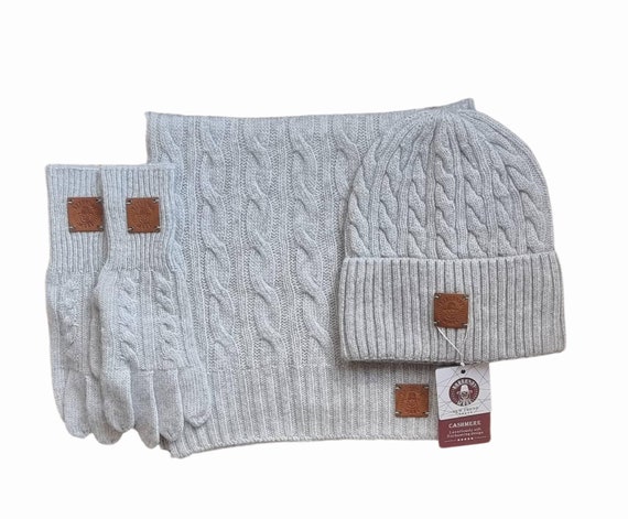 Qunkun Wintermütze Schal, Plüsch-Mütze Socken Oh Produktbild-Vorschau 8