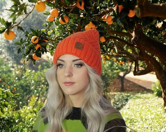 Gorro de cachemira, Gorro de cachemira para mujer, Gorro de cachemira cálido y suave, Regalo para ella