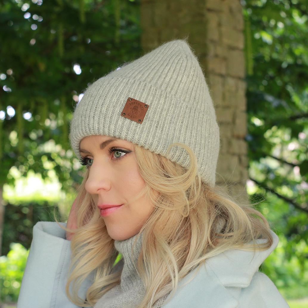 Cashmere hat and neck waarmer set display picture 1