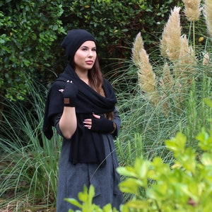 Cashmere scarf, Wide and long women&#39;s, men&#39;s cashmere scarf, Gift for her, Gift for him