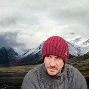 Bonnet pour homme en cachemire et soie, bonnet en cachemire pour homme, bonnet de protection des cheveux, cadeau pour lui