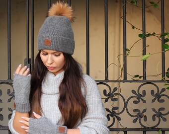 etsy pom pom hat
