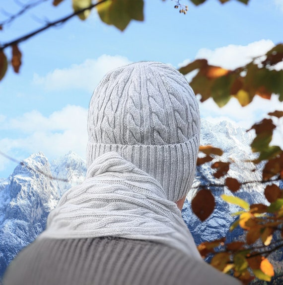 Set Invernale Uomo: Berretto In Maglia, Sciarpa Lunga E Guanti Touch Screen – Termico, Con Fodera In Pile – Regalo Natale