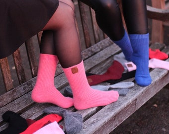 Cashmere women socks, wool socks, warm and soft winter womens socks