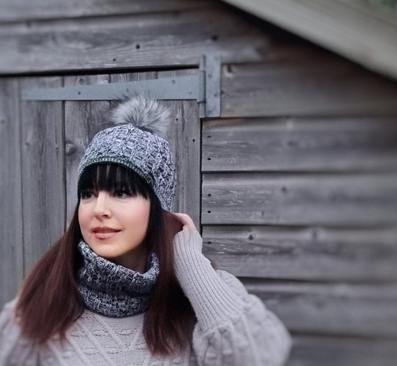 ski hat and neck warmer