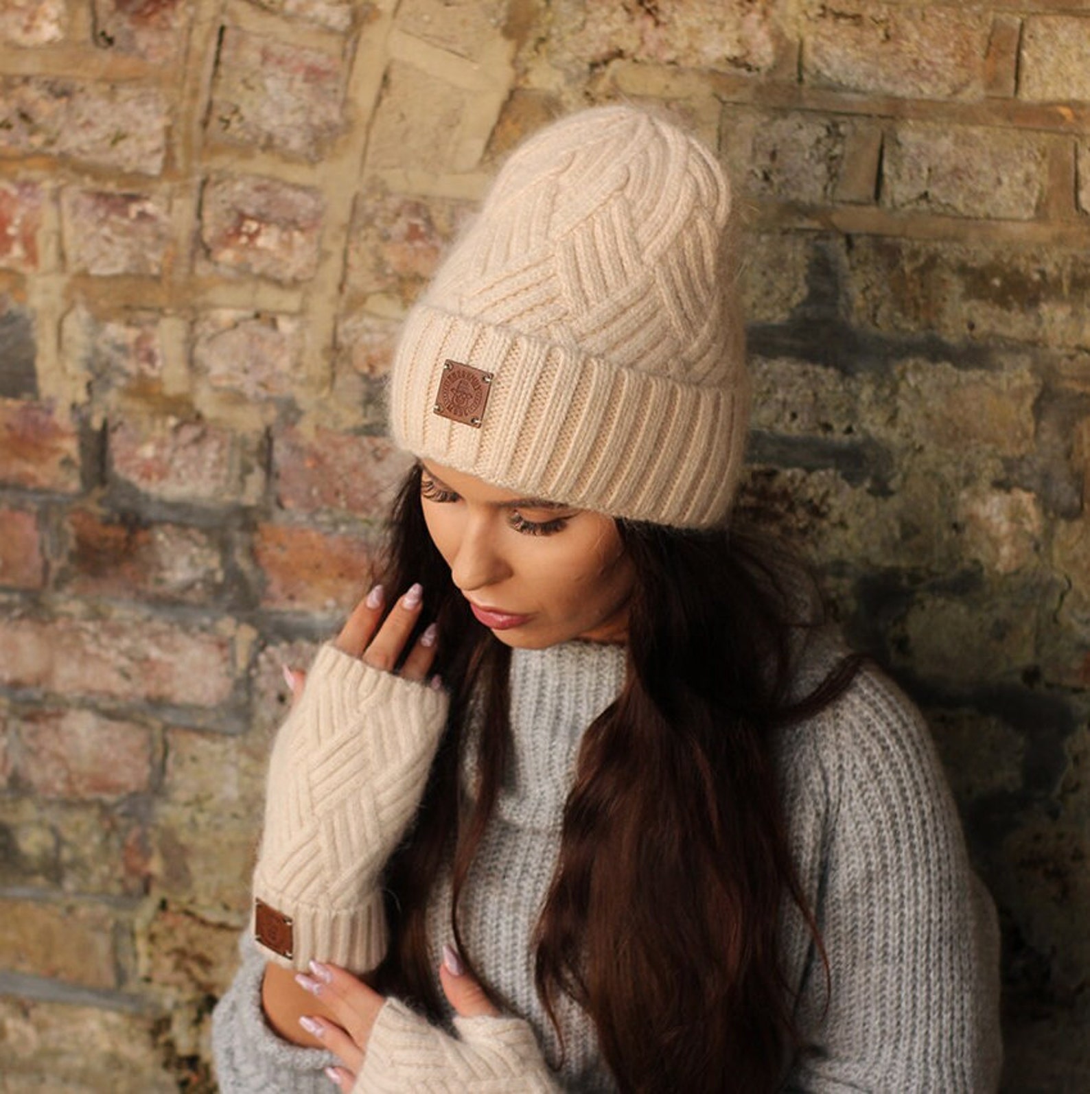Cashmere Beanie Women Cashmere Hat Warm and Soft Cashmere Etsy UK