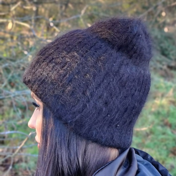 Women Knit Beanie Triple Layeredcotton 