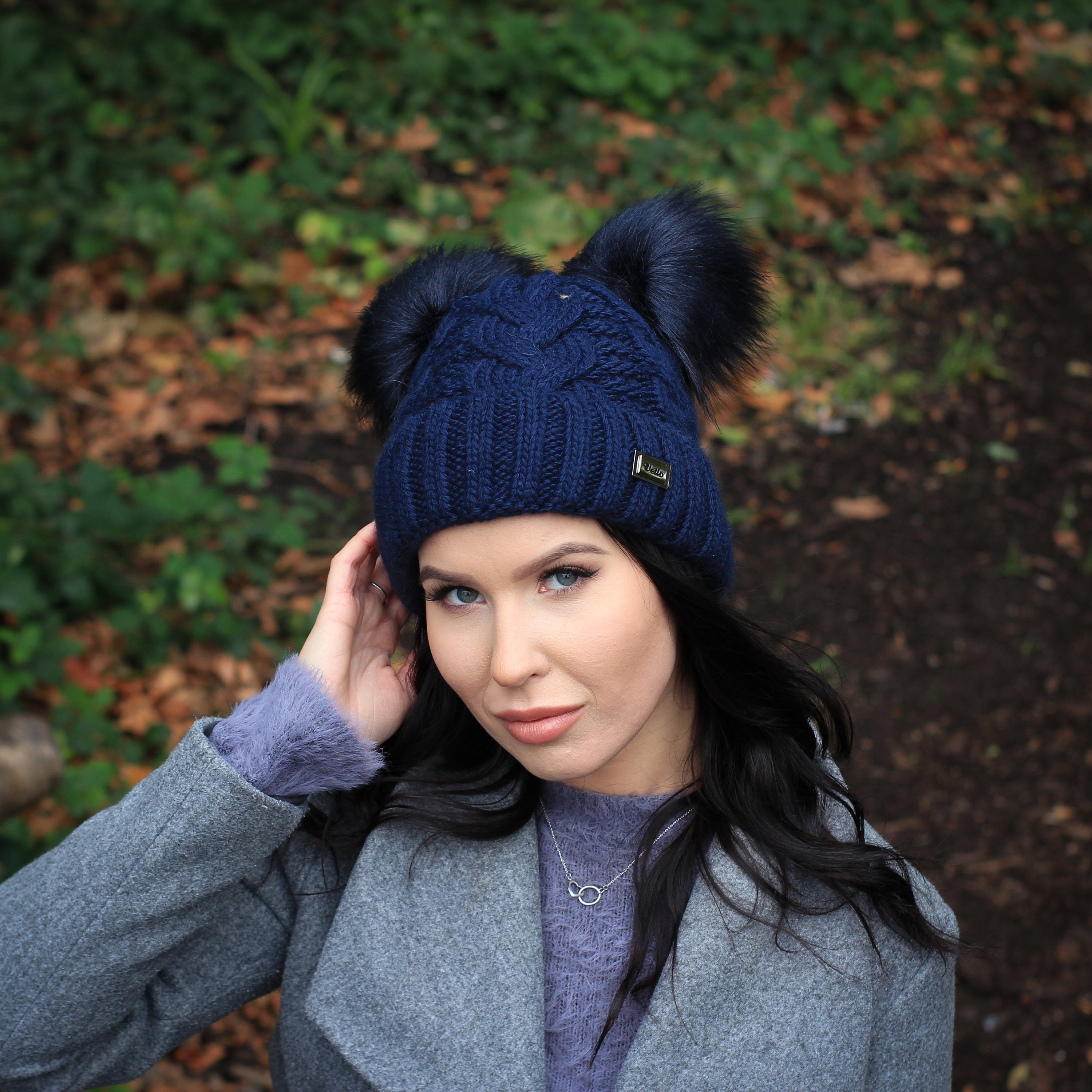 fleece lined wool hat womens