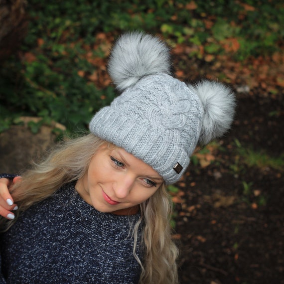 Winter Woolen Women Hat Lined by Fleece 