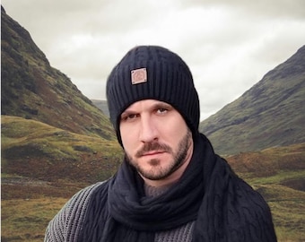 Men's Cashmere Winter Hat – Soft, Warm, and Stylish Cashmere Beanie | Perfect Cashmere Hat Gift for Him