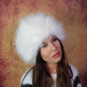 Faux fur women&#39;s hat, Windproof lined and warm hat, Gift for her