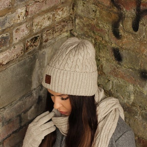 Women&#39;s cashmere knit hat, Womens cashmere soft beanie, Perfect gift for her