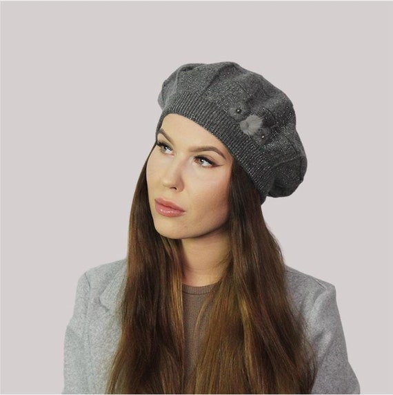 Elegant Cashmere Beret – Women display picture 3