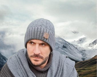 Men's Cashmere Winter Hat – Soft, Warm, and Stylish Cashmere Beanie | Perfect Cashmere Hat Gift for Him