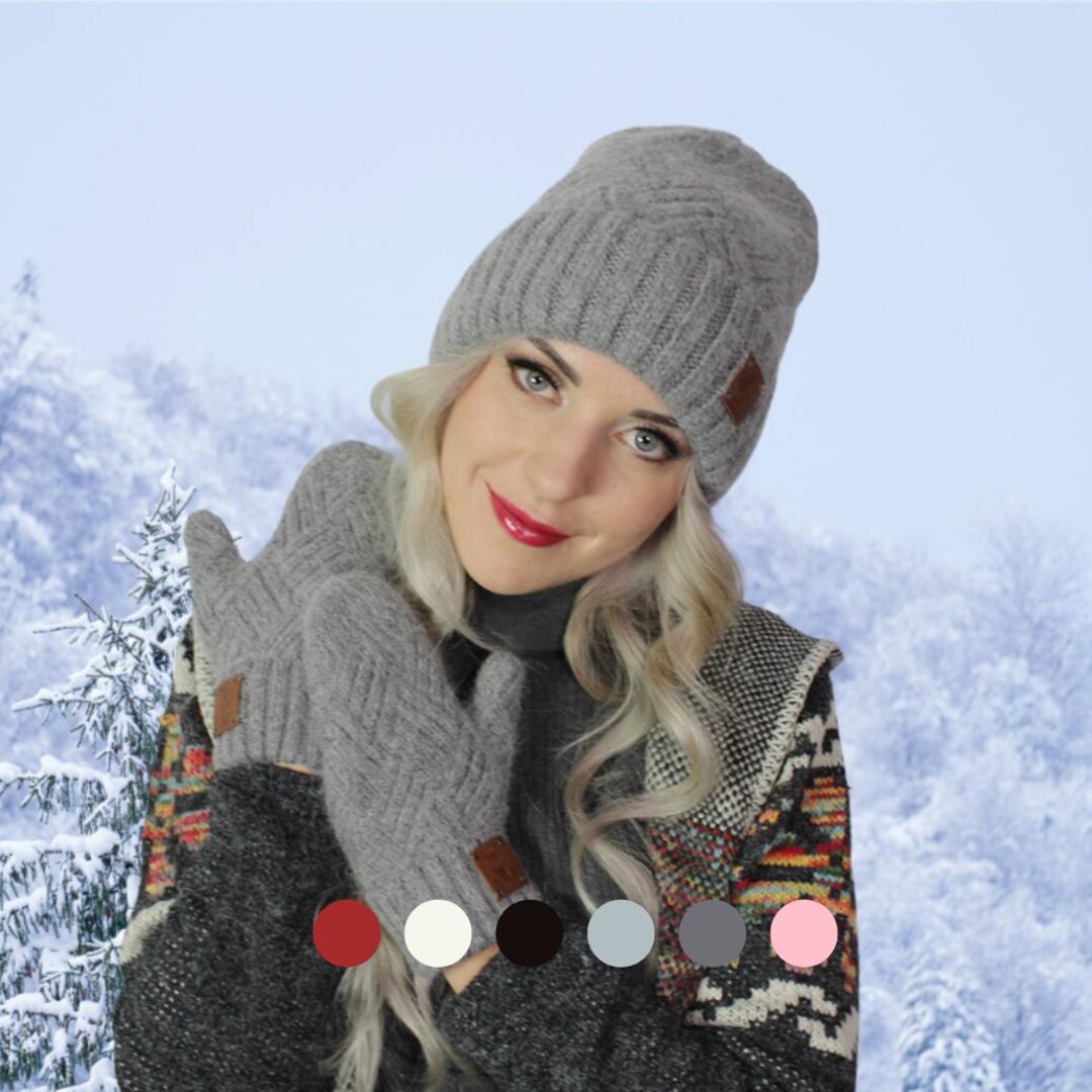 Winter-Fäustlinge Für Kinder (3–7 Jahre) – Doppellagig & Warm, Gestrickt Für Kaltes Wetter