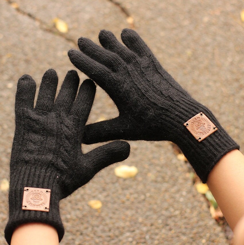 Guanti Invernali Da Donna In Misto Cashmere Con Diamanti, Perfetti Per Natale, Regalo Elegante E Sofisticato
