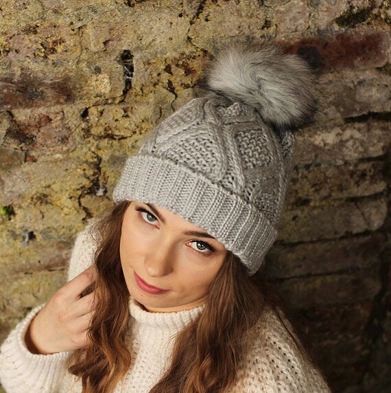 Vegan Friendly Knit Women Hat Slouchy 
