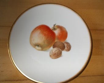 Assiette avec motif de fruits. Thomas