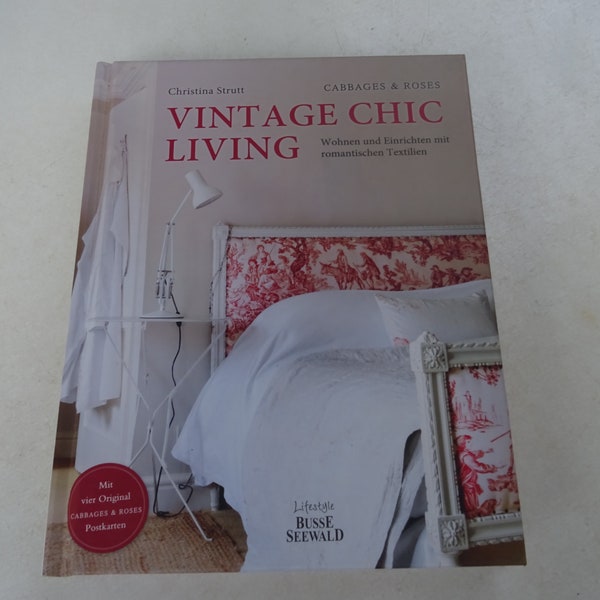 Buch "Vintage Chic Living Wohnen und Einrichten mit romantischen Textilien".