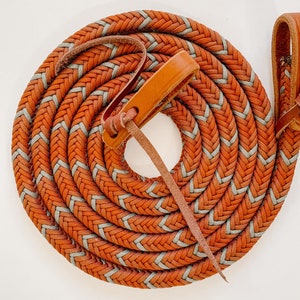 8 ft. Paracord Loop Rein for Trail Riding, Horse Training