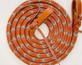 8 ft. Paracord Loop Rein for Trail Riding, Horse Training