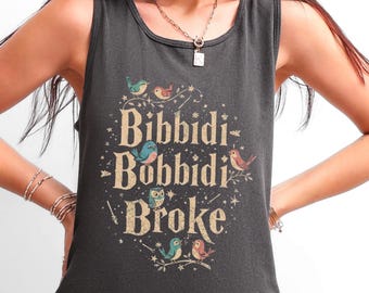 Bibbidi Burnout Shirt | Theme Park Trip Tee, Tired Parent Vacation Shirt, Magical Exhaustion Humor, Park Day Recovery Top