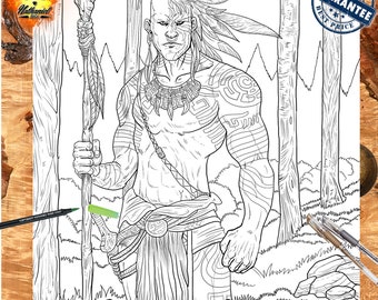 Sexy Men Coloring Etsy