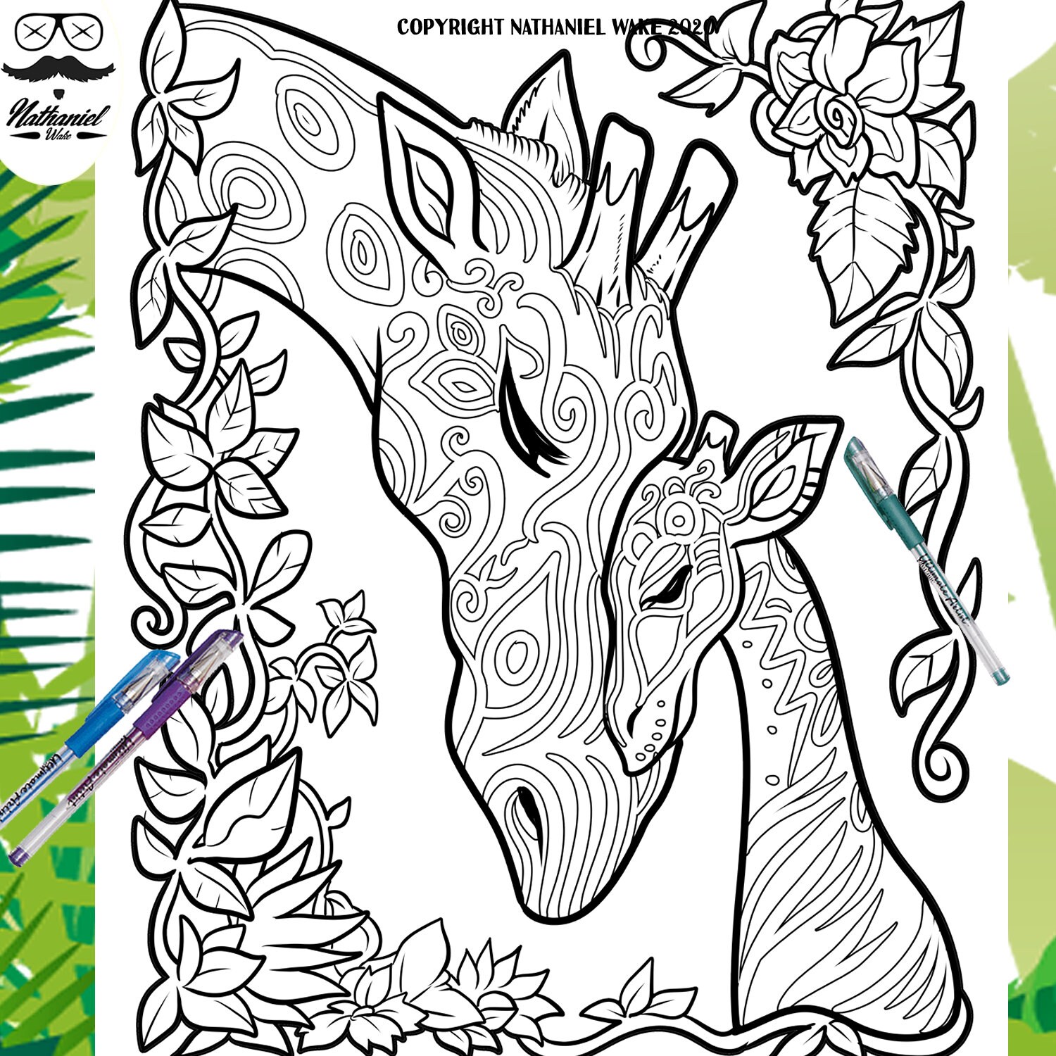 66  Zentangle Coloring Pages Animals  Best HD