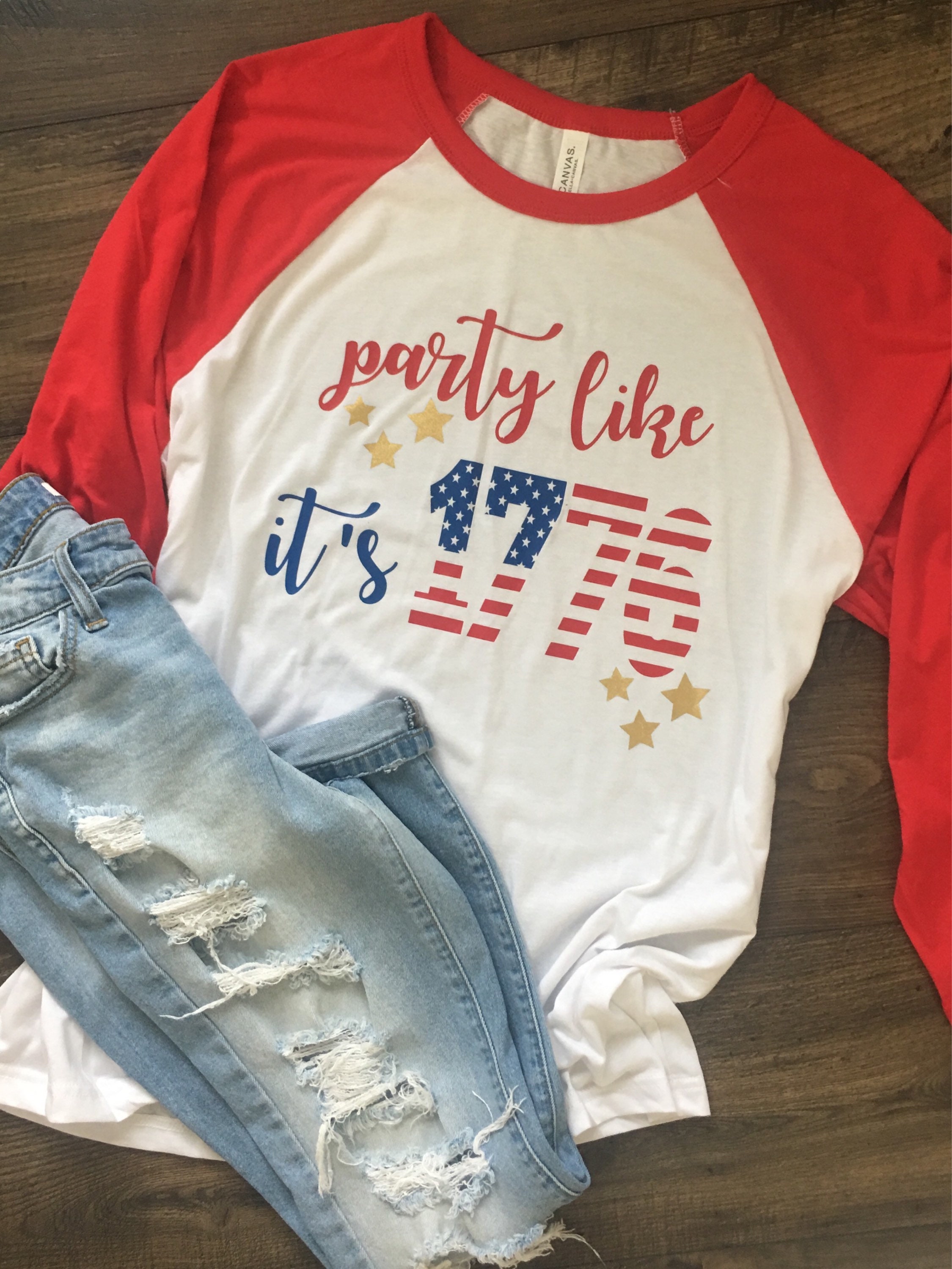 Party Like Its 1776 Fourth of July Shirt - Etsy