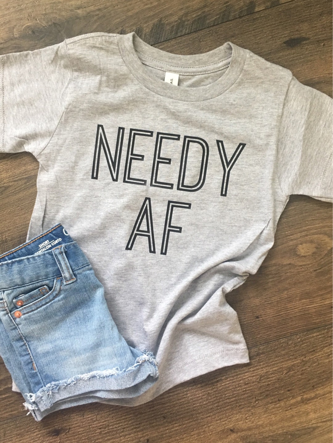 Needy AF Toddler Long Sleeve Tshirt Needy AF Toddler Etsy