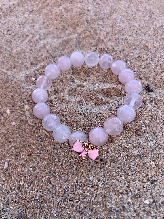 Rose Quartz Beaded Bracelet, Natural Stone Bracelet, Gemstone Bracelet, Charm Bracelet, Heart Bracelet, Star Bracelet, Pink Bracelet, Boho - Etsy Rose Quartz Beaded Bracelet, Natural Stone Bracelet, Gemstone Bracelet, Charm Bracelet, Heart Bracelet, Star Bracelet, Pink Bracelet, Boho - Etsy