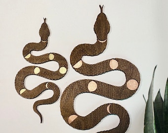 Snake Wall Art Etsy