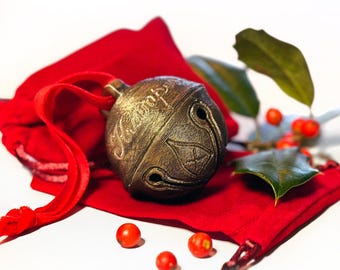 Cloche Krampus imprimée en 3D : décoration de Noël/de Noël