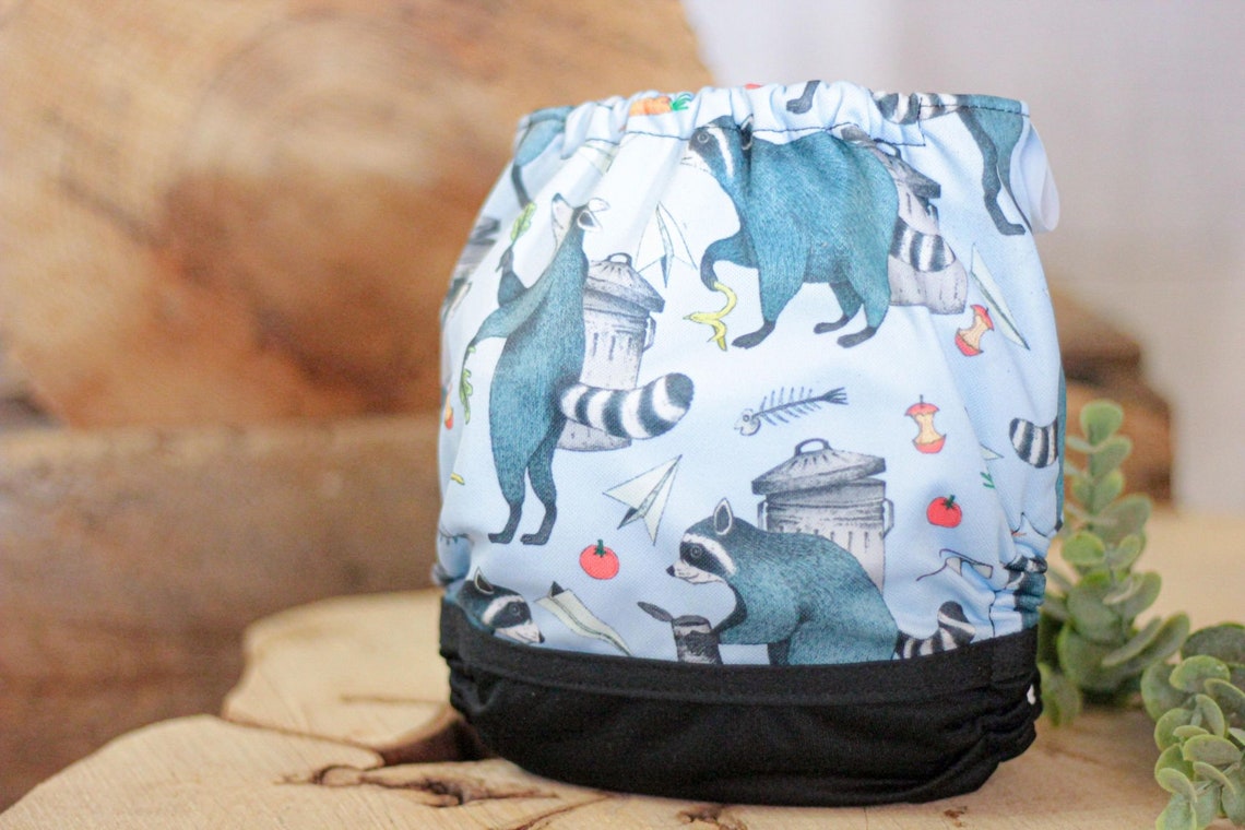 Thief raccoon evolutive cloth diapers for babies Etsy