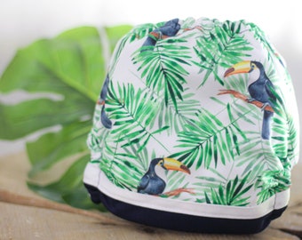 Sam the toucan - Pocket diaper - ONE SIZE 8-35+ pounds