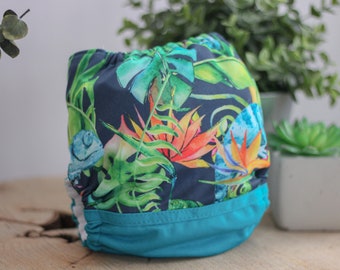 Tropical forest - pocket diaper